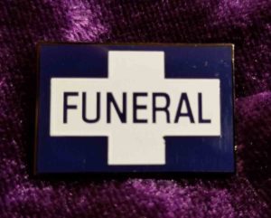 Funeral Flag pin